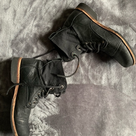 Men's GBX Griff Wrinkle Leather Boots Size 8 - Picture 3 of 8